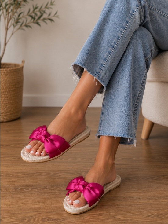 Seychelles Shoes - Seychelles satin slide sandals Fuchsia 7.5
